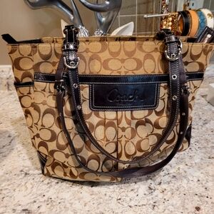 Coach  F14670 Large Signature Gallery Tote